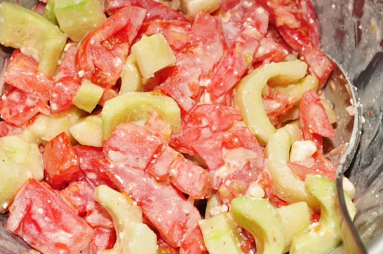 Салат из свежих овощей